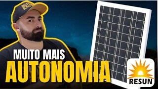 UNBOXING PLACA SOLAR 20W RESUN MODELO RSM020P