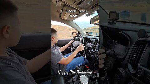 First time behind the wheel! #fatherson #zr2 #trucks #driving #shorts #4x4 #zr2colorado #offroad