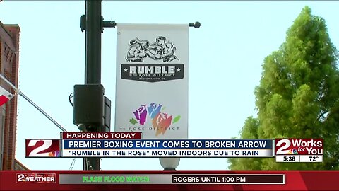 Broken Arrow businesses prepare for large crowds from "Rumble in the Rose District"boxing event