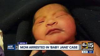 Mom arrested in 'baby Jane' case one year after abandoning girl