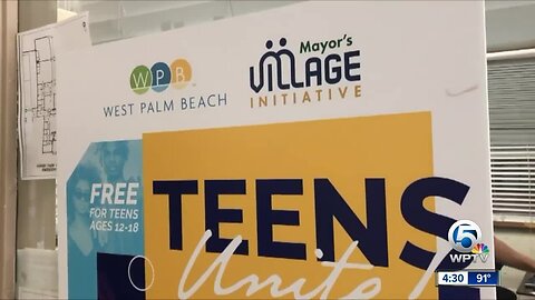 City hosts community program for teens in the north end of West Palm Beach