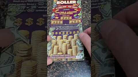 Winning Lottery Ticket from Kentucky - High Roller Scratch Offs