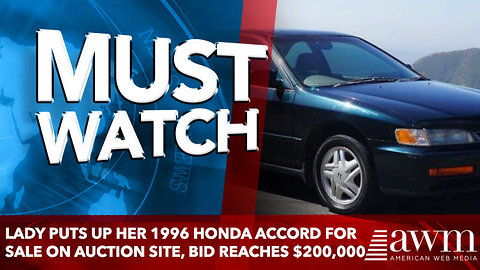 Lady Puts Up Her 1996 Honda Accord For Sale On Auction Site, Bid Reaches $200,000