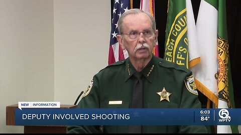 Deputies 'reacted to a dangerous situation,' Palm Beach County sheriff says after 18-year-old man shot by law enforcement