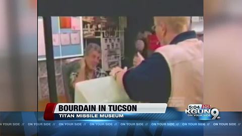 Anthony Bourdain’s travels took him to Tucson