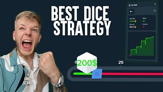 BEST STAKE DICE STRATEGY! $200 in 30 seconds?!