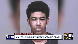 Man found guilty in fire captain's death