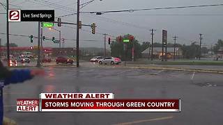 Storms bring heavy wind in Sand Springs