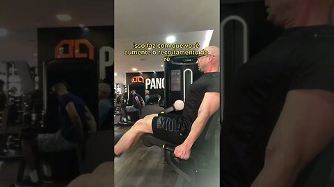 Técnica para aumentar as coxas na cadeira extensora ￼#shorts