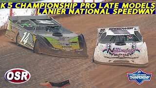 iRacing Pro Late Model K5 Race - Lanier National Speedway - iRacing Dirt #dirtracing #iracingdirt
