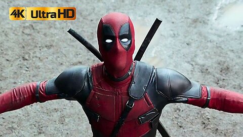 DeadPool (2016) 'Super Hero Landing, She's Gonna Do A Superhero Landing Wait For It" 4K HDR