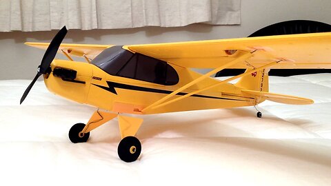 Complete Unboxing, Maiden Flight, and Review - E-flite UMX J-3 Cub RC Plane