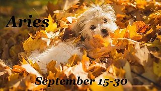 ♈Aries~It's A Pause For A Very Good Reason! September 15-30