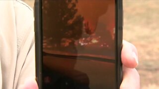 "We just drove through it": Locals recount escaping Calwood Fire