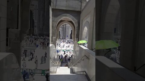 Rush after Jumma Prayer: Masjid ul Haram, newly constructed area