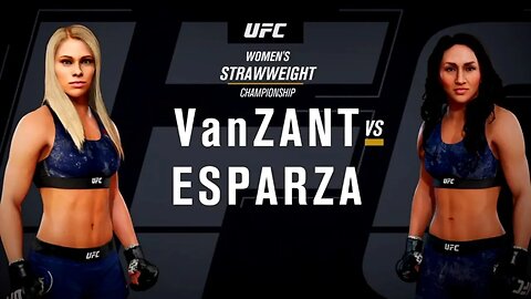 EA Sports UFC 3 Gameplay Carla Esparza vs Paige VanZant