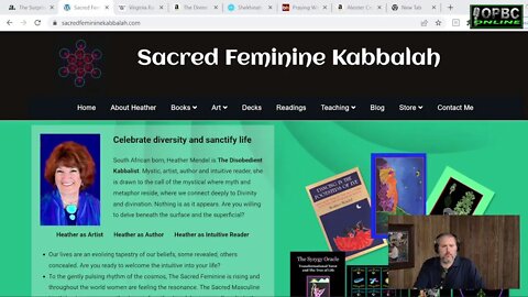 Tarot Cards, sacred Feminine, Shekinah, Kabbalah& The NIV