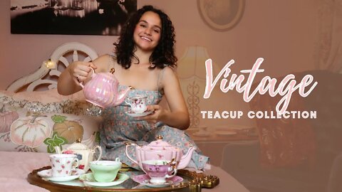 My Cottagecore Vintage Teapot Collection | Royal Albert & Sadler England Teacups | Carolyn Marie