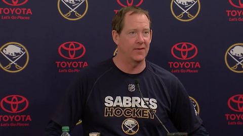 0131 Housley on practice, Taylor Hall hit, Mike Fisher's return