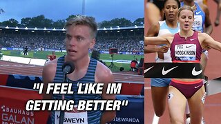 STEWY MCSWEYN & KEELY HODGKINSON STOCKHOLM DIAMOND LEAGUE INTERVIEWS