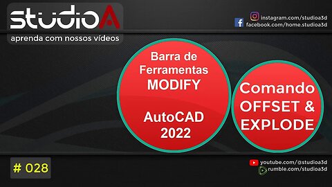 029 AutoCAD 2022 - Comandos OFFSET & EXPLODE