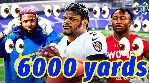 Lamar Jackson is about throw 6,000 Yards