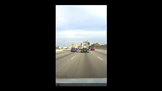 Cutting Off Truck On Highway 401