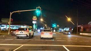 Night Drive Through The Streets of Gold Coast