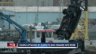 Armed robbery victims left bloody before suspects drowned in the Kinnickinnic River