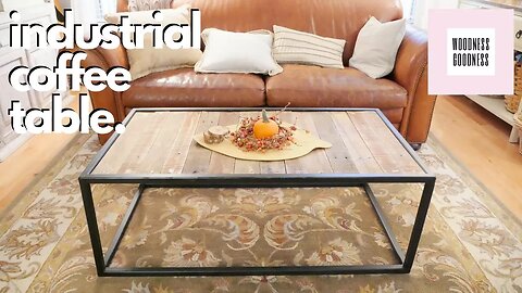 DIY Steel & Pallet Coffee Table