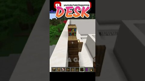 Bookcase Desk | Minecraft