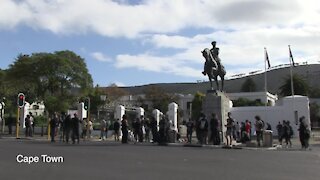 SOUTH AFRICA - Cape Town - Black Lives Matters silent protest outside SA Parliament (Video) (KqG)