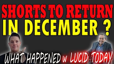 What Happened w Lucid TODAY │ Shorts to Return Shares in December - NEW SEC Rule ⚠️ Things to KNOW