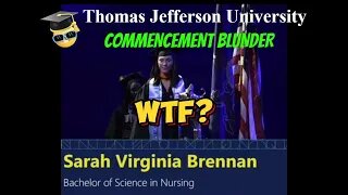 Thomas Jefferson University - GRADUATION BLUNDER #shorts #shortsfunny