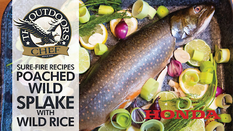 Poached Northern Splake and Wild Rice with The Outdoors Chef