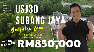 [SOLD] USJ3D Bungalow RM850,000 5,132sf at Subang Jaya Selangor, Malaysia. Land Tour