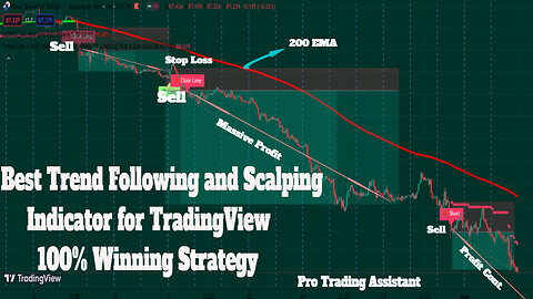 Trend Following and Scalping Indicator for TradingView 100% Winning Strategy