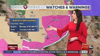 Wind Advisory in effect and a Winter Storm Warning coming our way