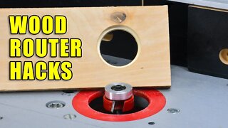 Wood Router Hacks - 5 Wood Router Tips and Tricks