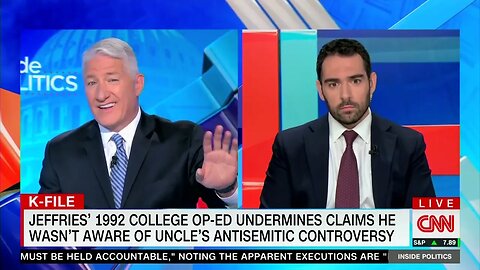 MUST WATCH: CNN Reports House Dem Ldr Hakeem Jeffries DEFENDED Uncle's Antisemitism, Louis Farrakhan
