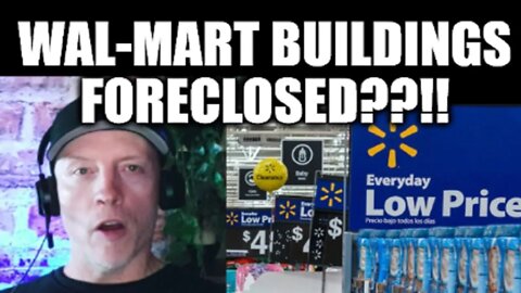 WAL-MART BUILDINGS FORECLOSED, REAL ESTATE BUBBLE, RETAIL PROBLEMS, MORGAN STANLEY HOUSING FORECAST