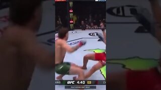 Double knockdown 😳 wow #ufc #viral #shorts #saintpee #viralshorts #mma