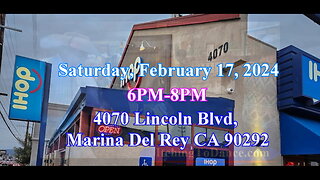Line Dancing Saturday, February 17, 2024 from 6PM-8PM at IHOP in Marina Del Rey!