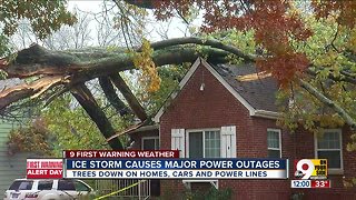 Ice storm causes major power outages