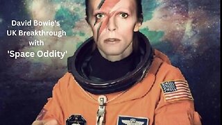 From Obscurity to Iconic: David Bowie's UK Breakthrough with 'Space Oddity' #shorts #davidbowie