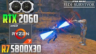 Star Wars Jedi: Survivor : RTX 2060 + R7 5800X3D | 1440p - 1080p | Epic & Low | FSR