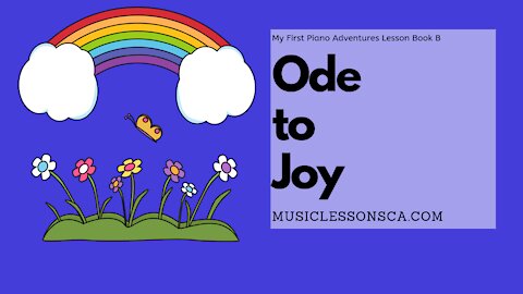 Piano Adventures Lesson Book B - Ode to Joy