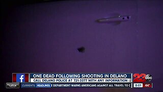 One dead in Delano shooting overnight