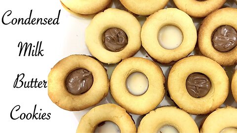 Buttery Condensed Milk Cookies | 3 Ingredients Easy Recipe