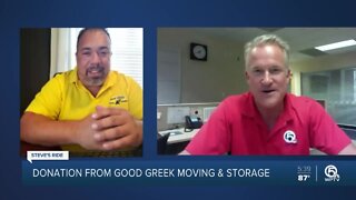Steve's Ride: Good Greek Moving & Storage donates to 'worthy cause'